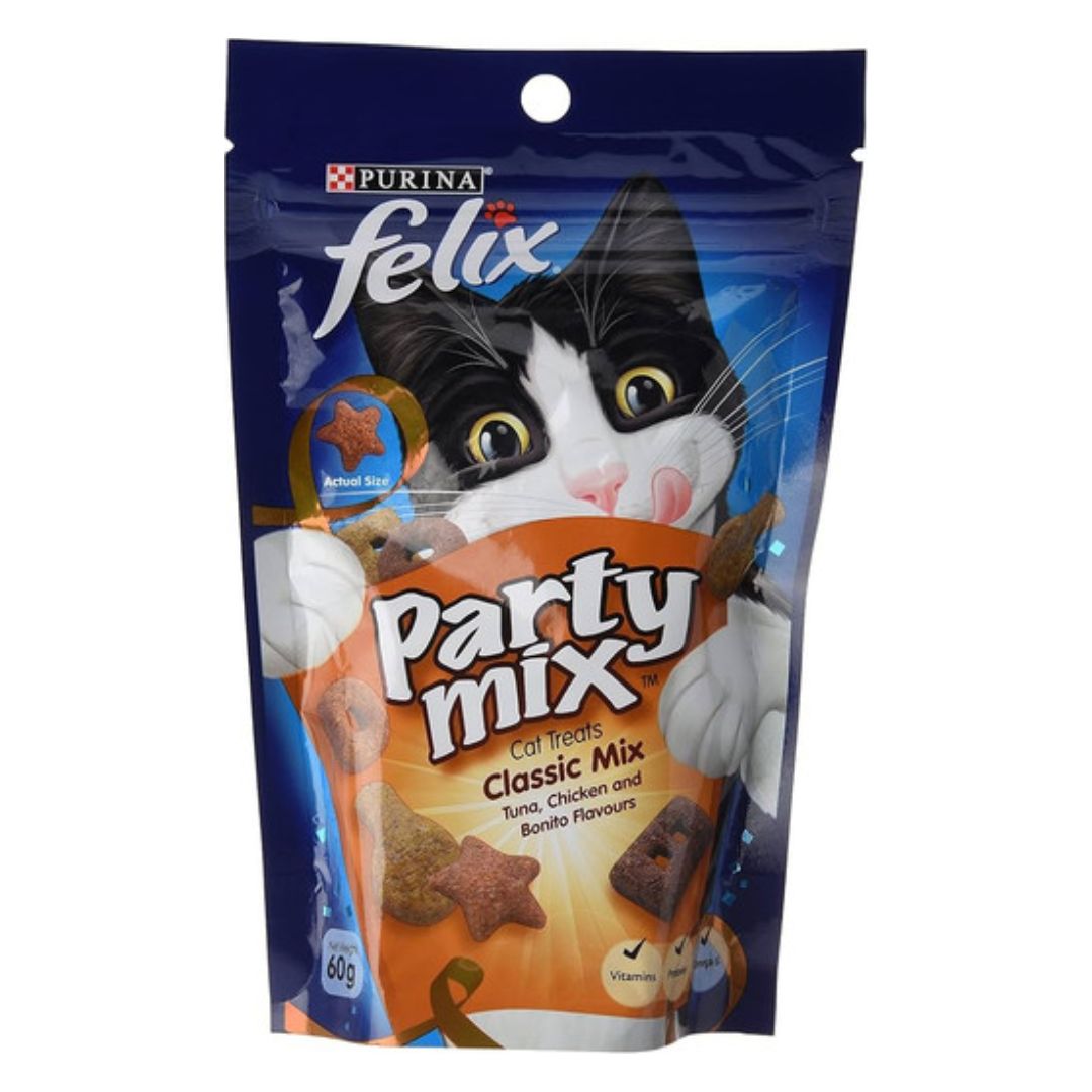 Purina Felix Party Mix Classic Flavor – 60 Grams