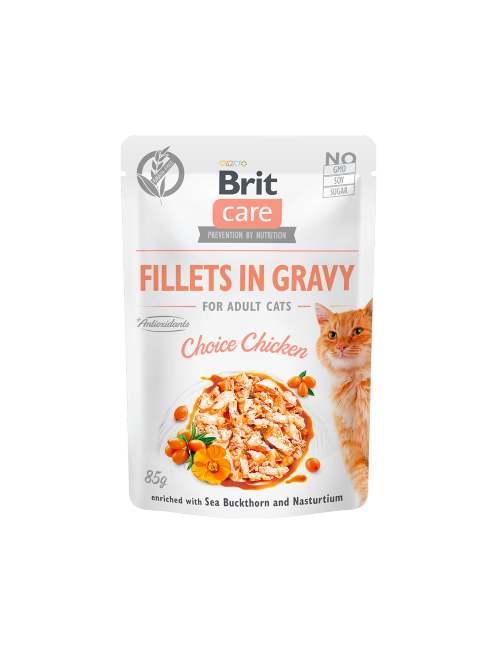 Brit Care Fillets in Jelly For Adult Cats-Chicken (85g)