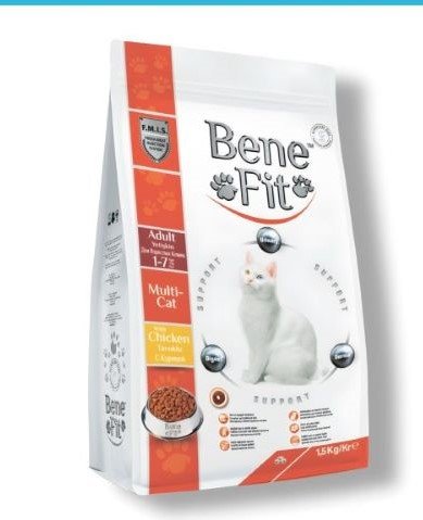 Bene Fit Adult Multi-Cat Food-Chicken (1.5kg)